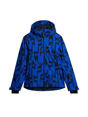 Ace Jacket Printed / Glitch Bridge Blue