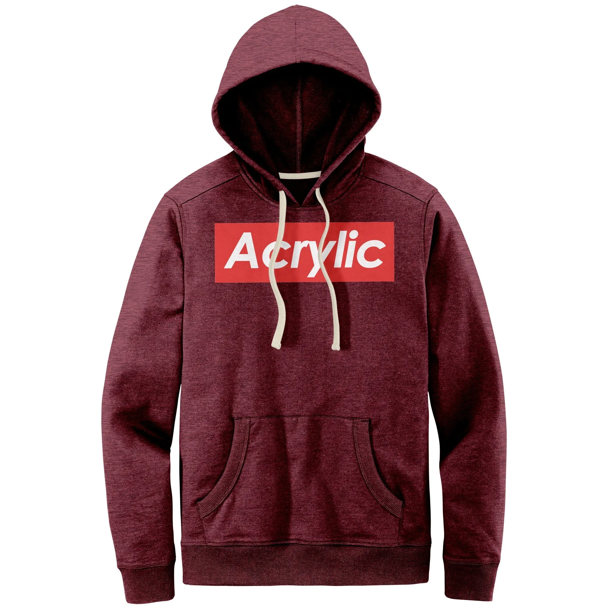 Acrylic Supreme-Themed Hoodie