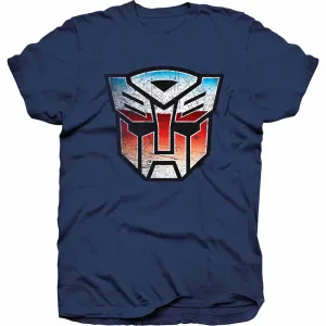 Autobot Shield Distress Slim Fit T-shirt