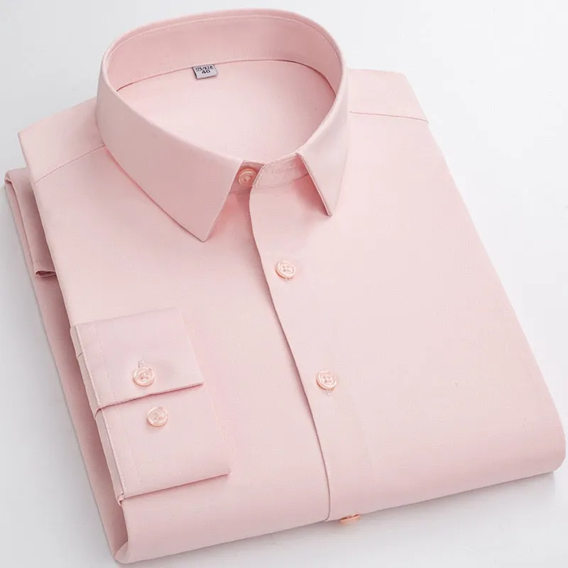 Elasticity Soft Solid Shirt