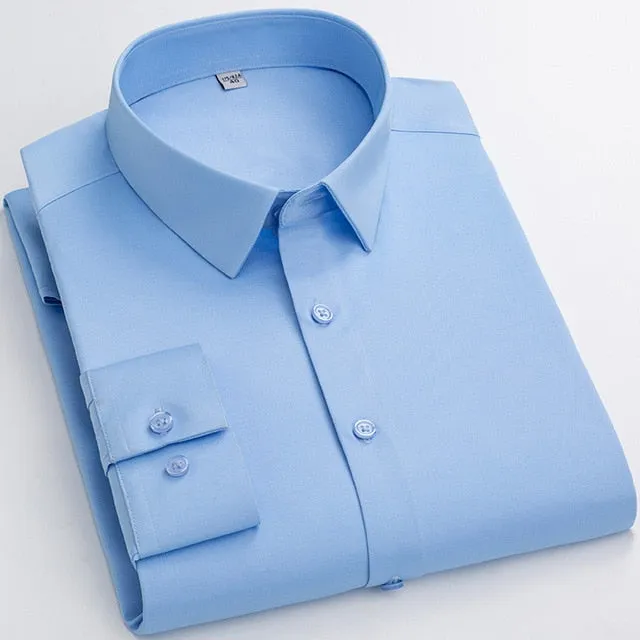 Elasticity Soft Solid Shirt