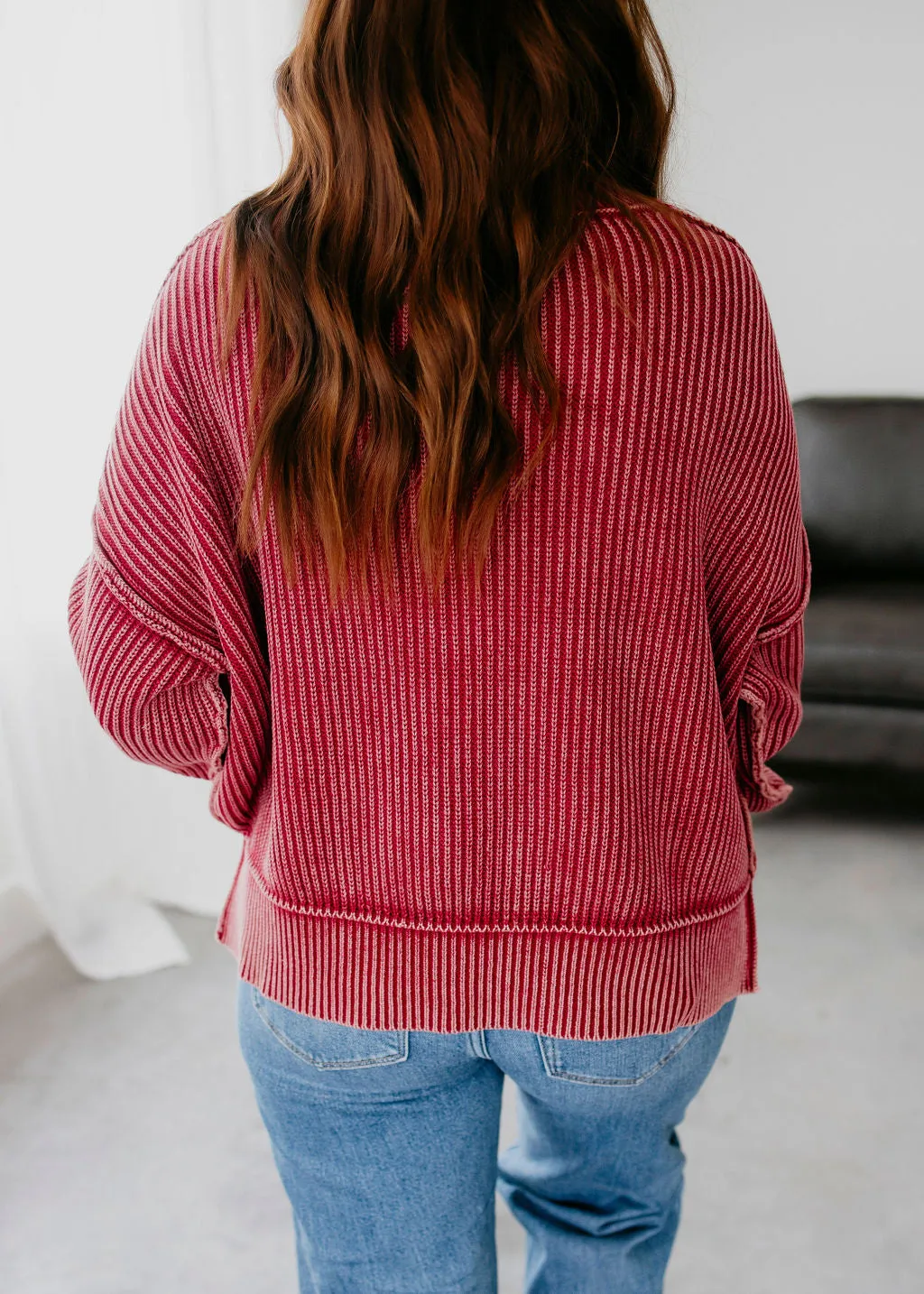 Emelia Ribbed Knit Sweater