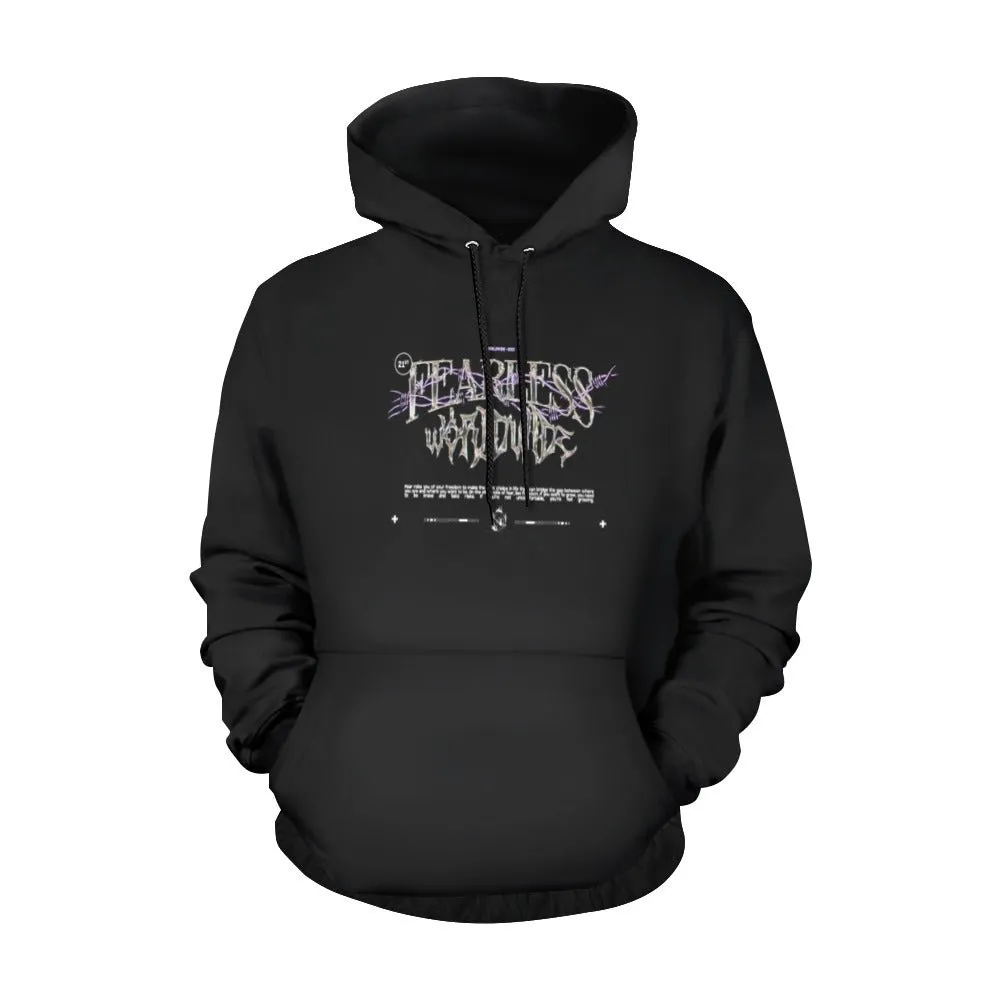 Fearless Worldwide Mens Graphic Hoodie