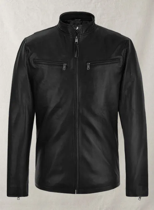 Henry William Dalgleish Cavill Black Leather Jacket