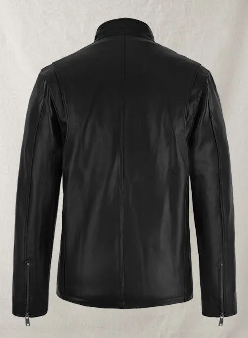 Henry William Dalgleish Cavill Black Leather Jacket