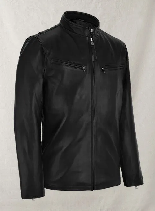 Henry William Dalgleish Cavill Black Leather Jacket