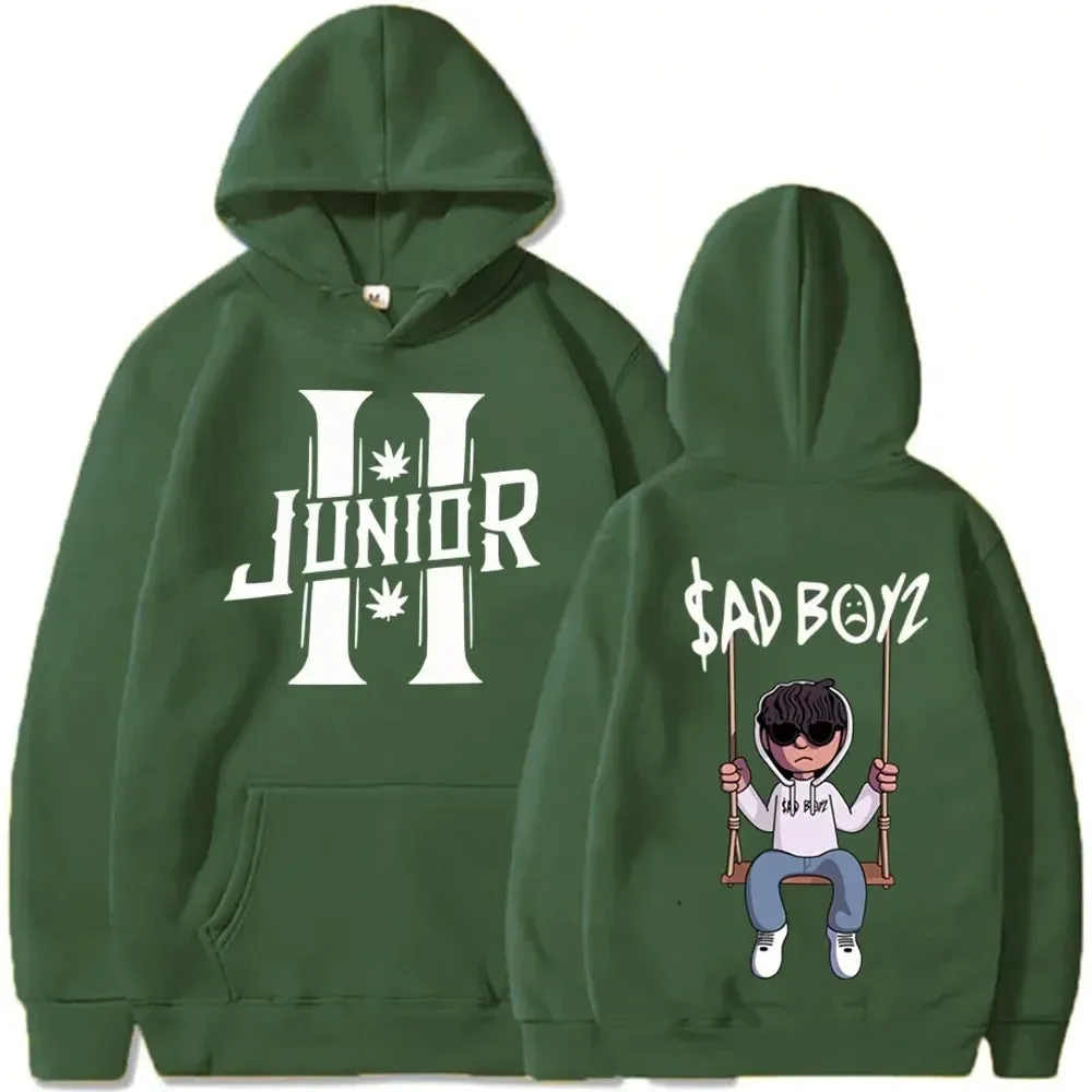 Junior H Sad Boys, Harajuku Girls, Hip Hop Pullover, Fancy Music Gift, Fashion, Casual, Loose, Comfortable Sweater, Sweatshirt