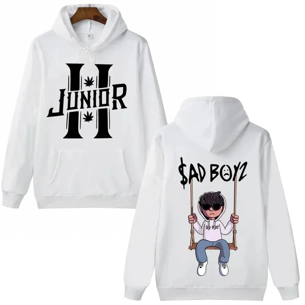 Junior H Sad Boys, Harajuku Girls, Hip Hop Pullover, Fancy Music Gift, Fashion, Casual, Loose, Comfortable Sweater, Sweatshirt