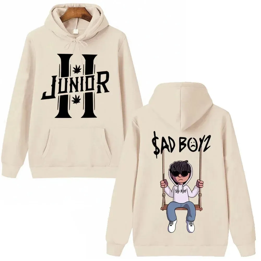 Junior H Sad Boys, Harajuku Girls, Hip Hop Pullover, Fancy Music Gift, Fashion, Casual, Loose, Comfortable Sweater, Sweatshirt