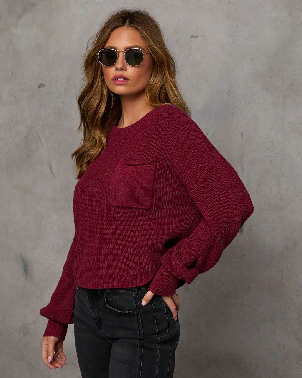 Kerry Relaxed Long Sleeve Sweater Top