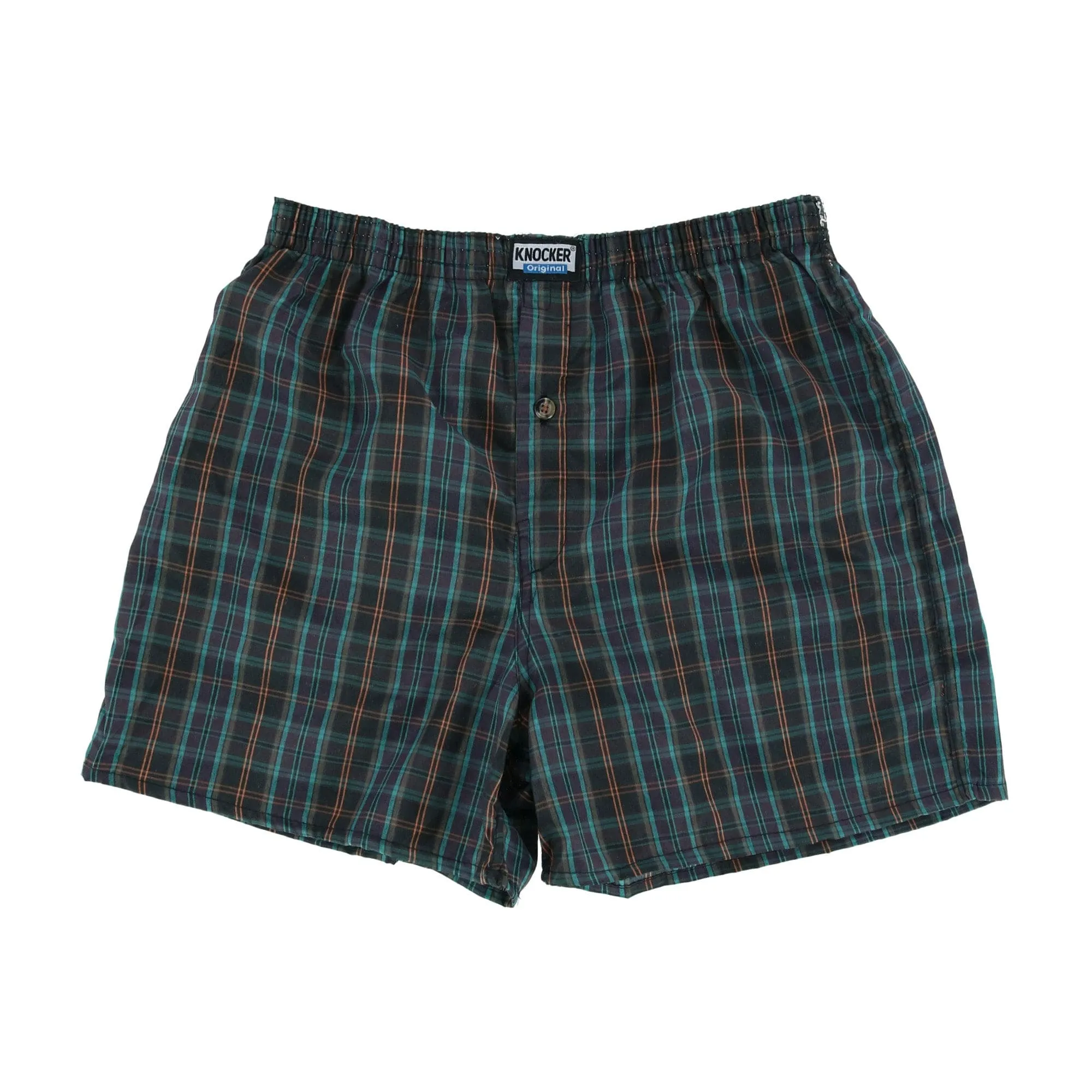 Knocker Men's Big and Tall Plaid Boxer Shorts (3 Pack)