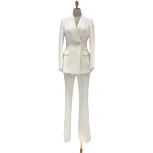 Label Collar Women Pantsuit - Women Trouser Suits - Trouser Suit