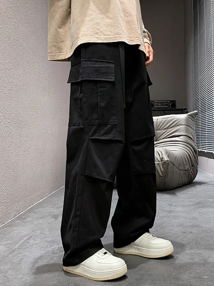 Loose-Fitting Multi-Pocket Cargo Pants