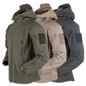 Men or Women's Outdoor Soft Shell Fleece, Windproof, Waterproof, Breathable & Thermal.