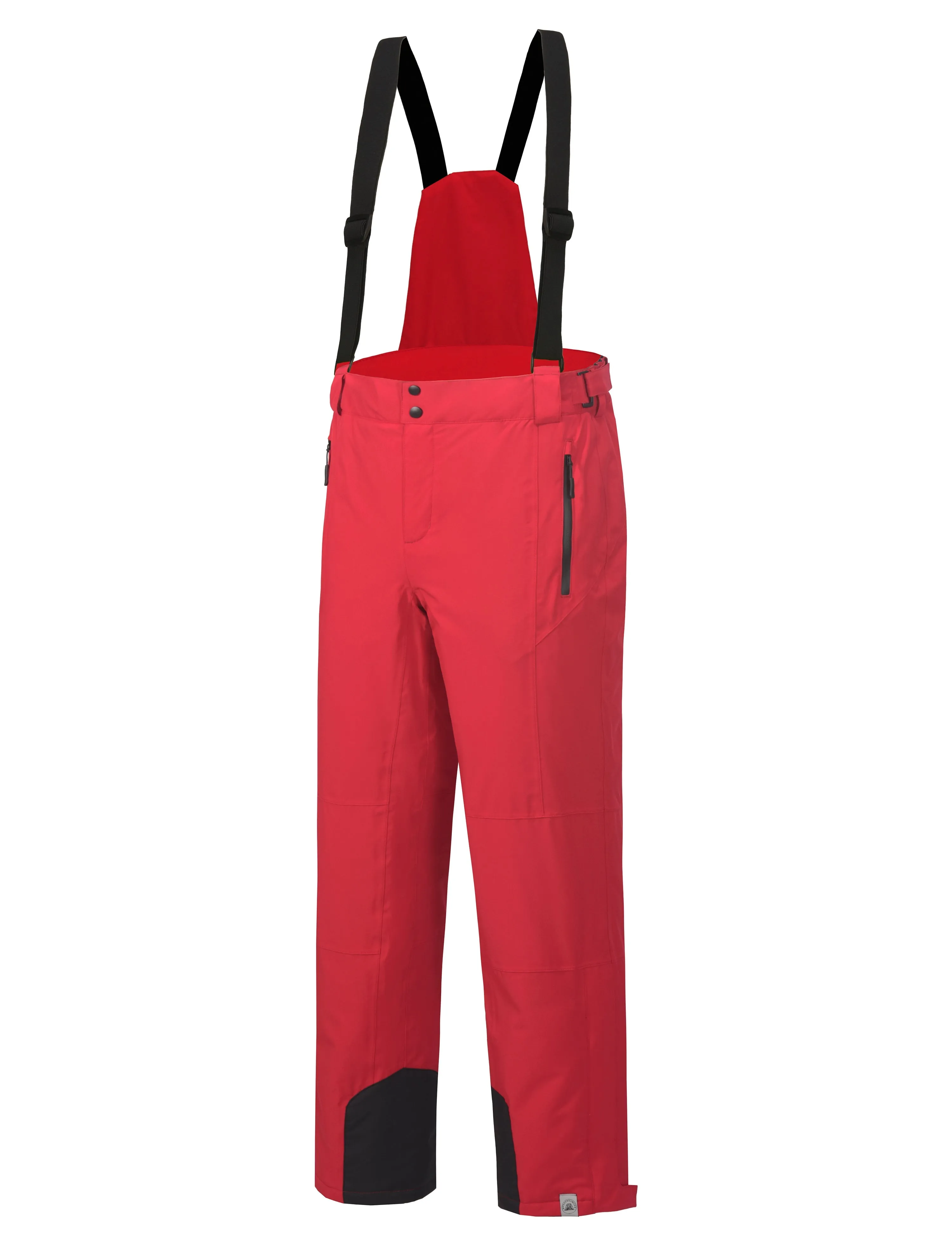 Men's Waterproof Windproof Ski Detachable Bib Pants