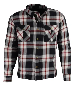 Milwaukee Performance MPM1635 Men's Armored Biker Flannel Biker Shirt