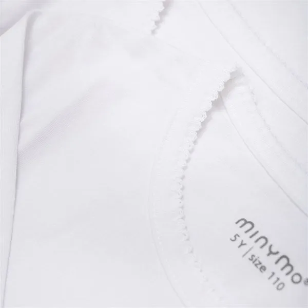 Minymo White Blouse Basic 35 2-pack