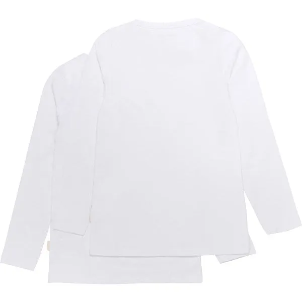 Minymo White Blouse Basic 35 2-pack