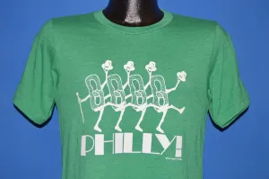 Philadelphia Dancing Pretzel Green t-shirt