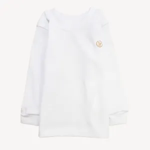 Plain White Long-Sleeved Undershirt