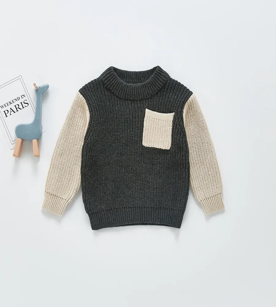 Playful Patches Knit Sweater