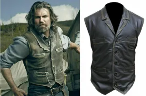 Spine Spark Men's Hell on Wheels Cullen  Bohannan Leather Vest