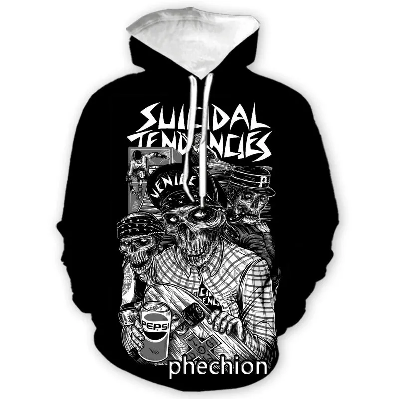 Suicidal Tendencies 3D Print Hoodie – Iconic Streetwear for Men & Women | Loose-Fit, Casual Comfort, All-Season Edge