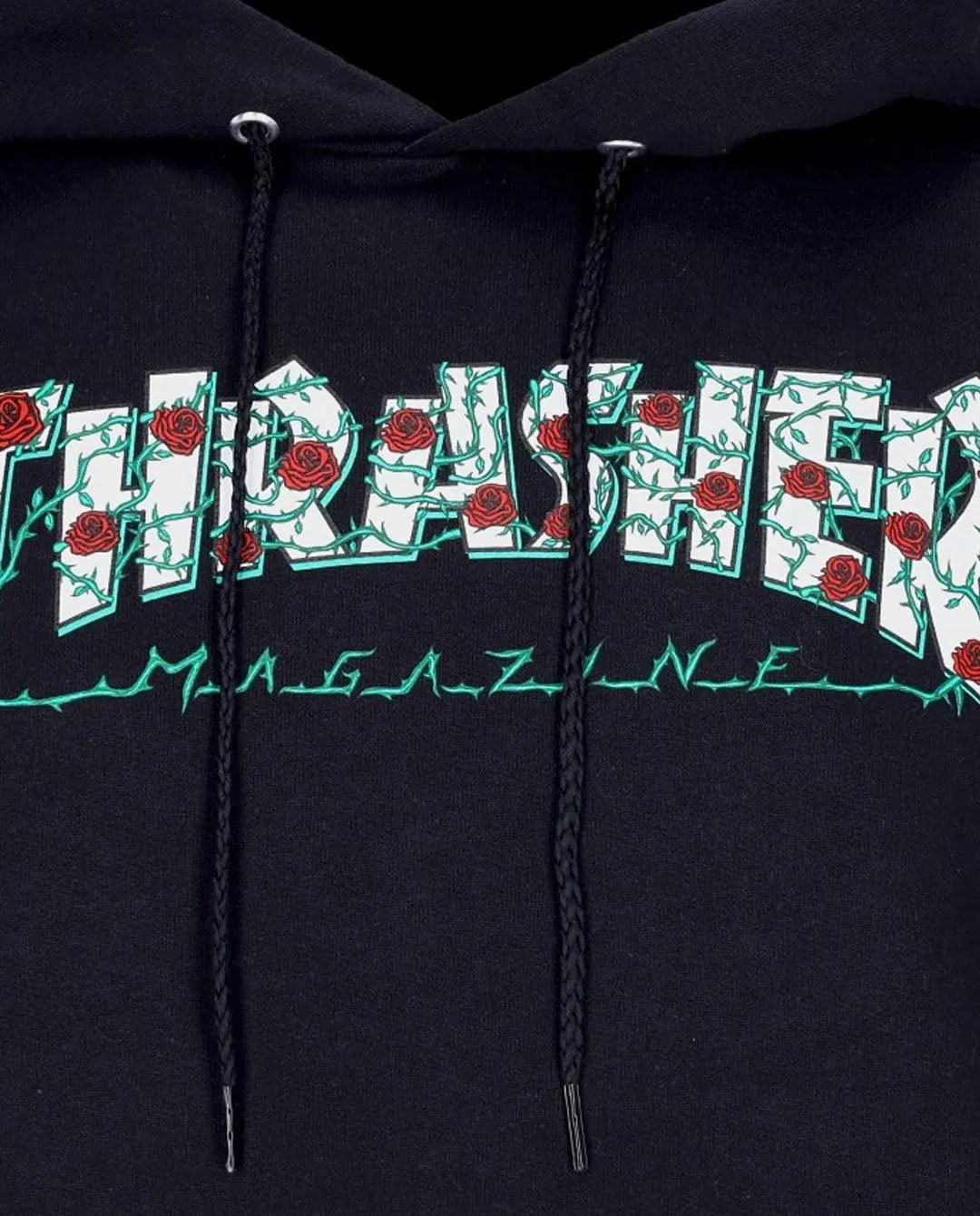 Thrasher - Roses Hood - Black