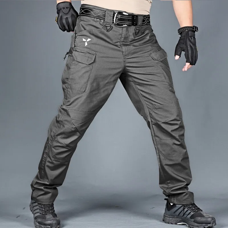 Trousers for men Tacitcal Pants Multiple Pocket Military Urban Commuter Waterproof Men Pants Slim Fat Work Cargo Pants 5XL