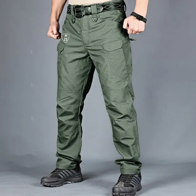 Trousers for men Tacitcal Pants Multiple Pocket Military Urban Commuter Waterproof Men Pants Slim Fat Work Cargo Pants 5XL