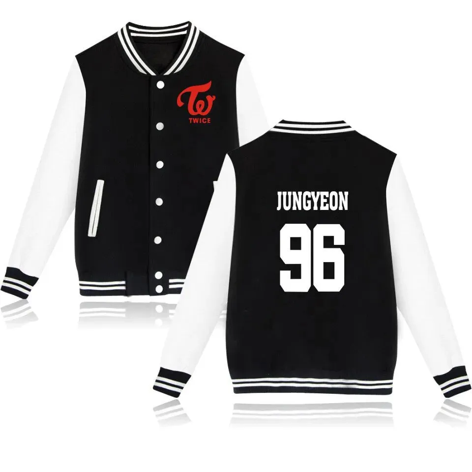 TWICE Baseball Jacket Printed Hoodies