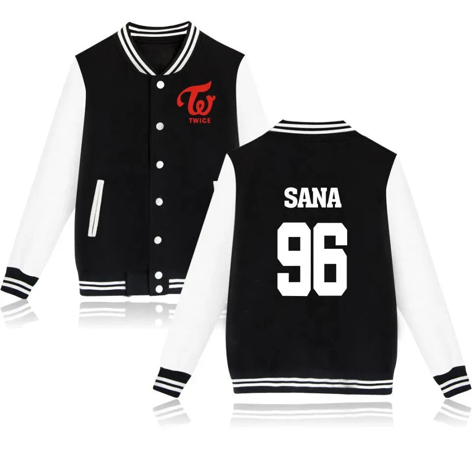 TWICE Baseball Jacket Printed Hoodies