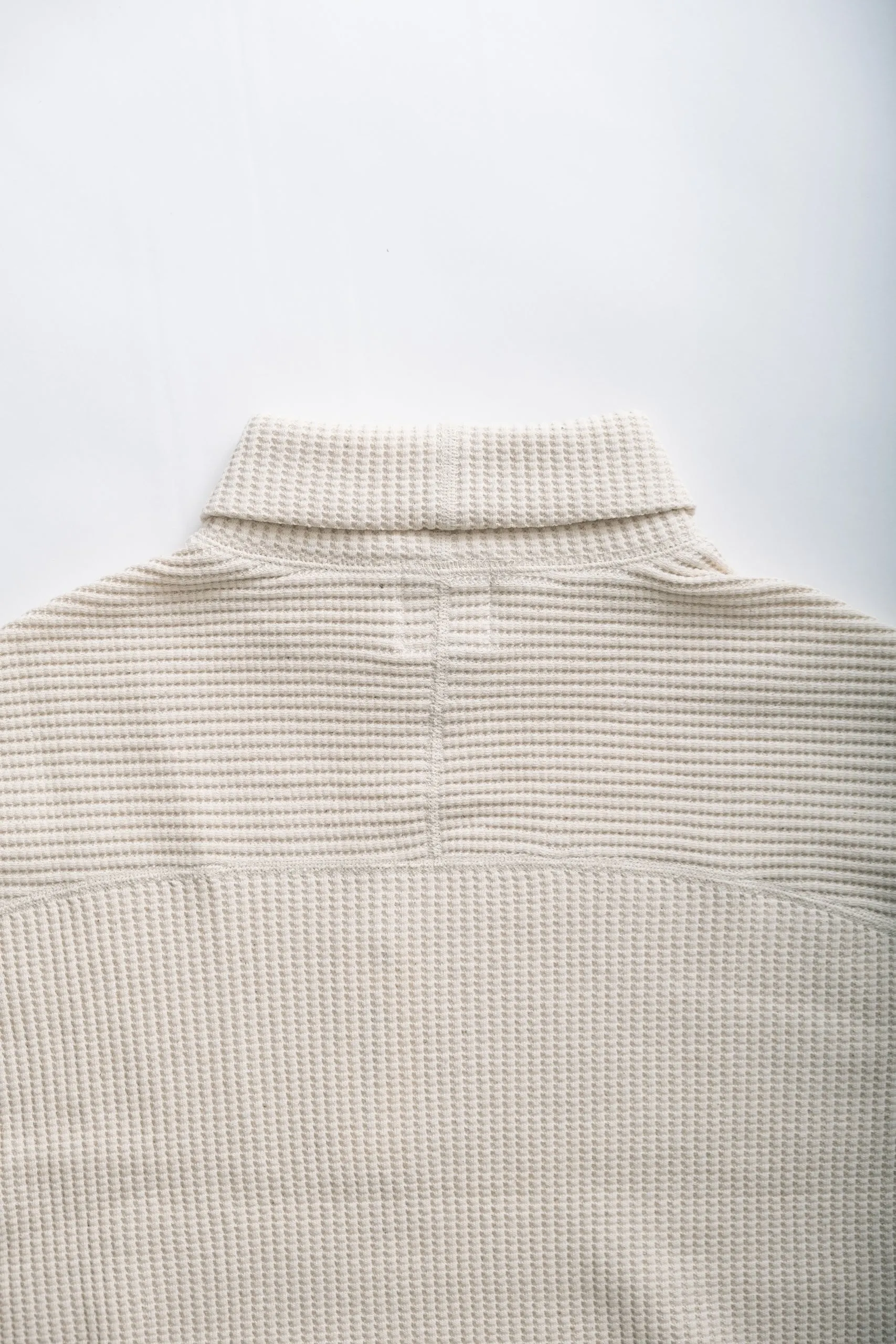 WAFFLE HIGHNECK - IVORY