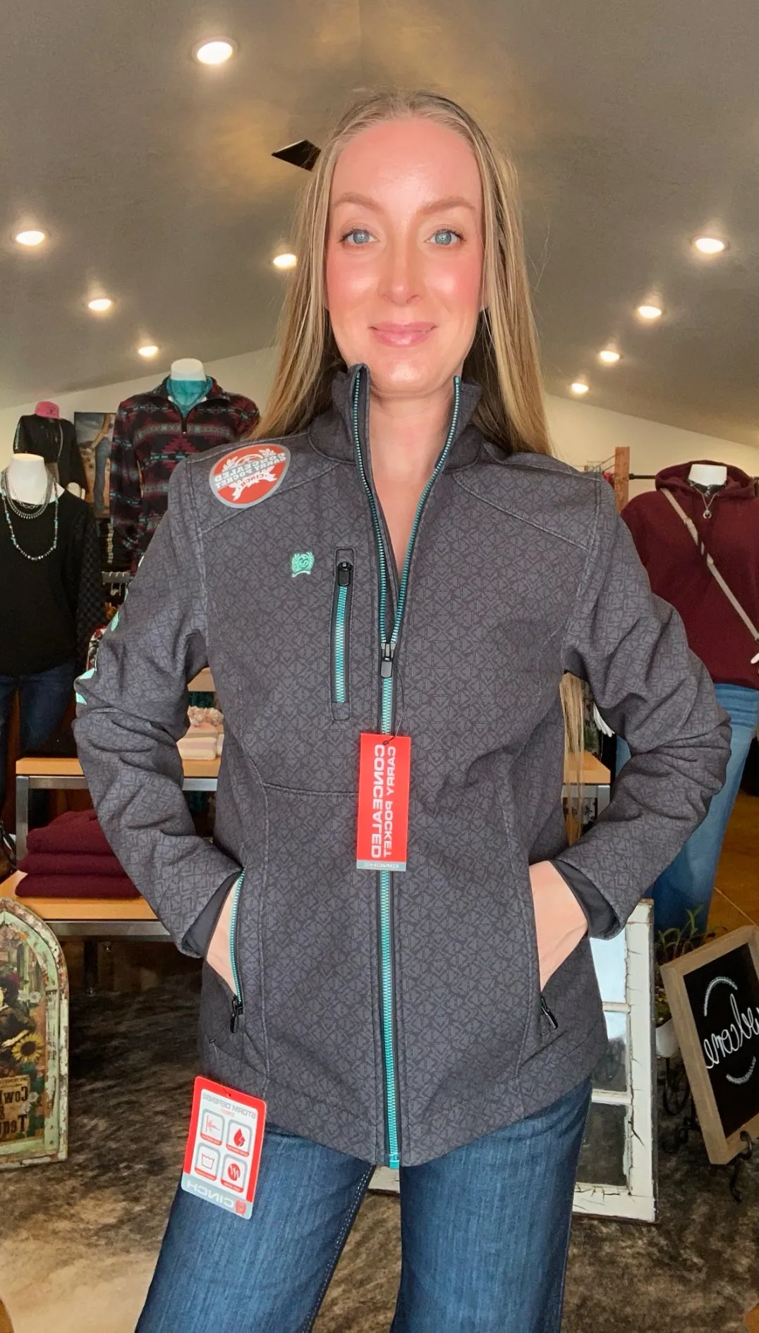 Women's Concealed Carry Bonded Jacket